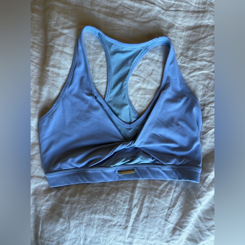 Gymshark x Whitney Simmons Light Blue Sports Bra